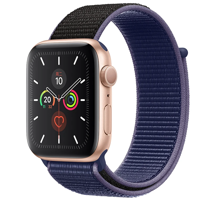 Нейлоновый ремешок для Apple Watch серии 5 42 мм iwatch 44 мм ремешок 38 мм 40 мм iwatch sreies 4 3 2 pulseira браслет ремешок для часов