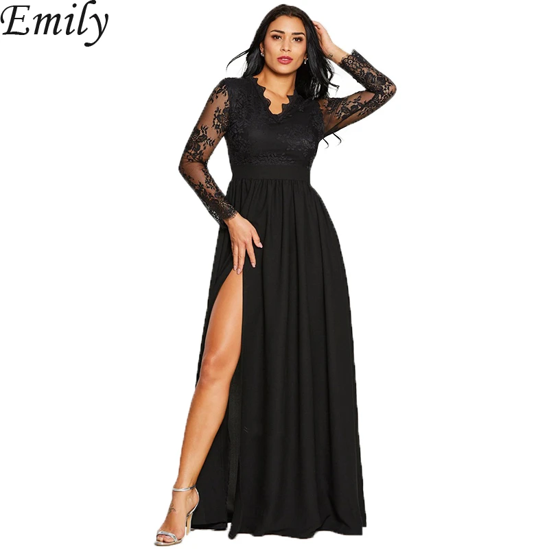 Женское платье с глубоким v образным вырезом вечерние кружевные бальные платья