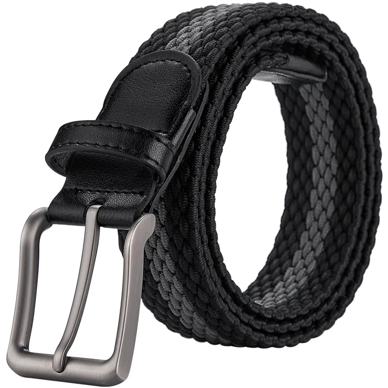 

Belt Buckles For Man Outdoor Sport Simple Practical Weave Nylon Canvas Cowboy Pants Belts Cinturones Para Hombre