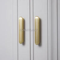 brand new 2pcs pure brass european furniture handles drawer pulls cupboard wardrobe kitchen shoe cabinet pulls handles and knobs