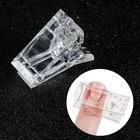 1510 шт. Прозрачные быстросохнущие накладки для ногтей на клипсах для наращивания пальцев УФ-светодиодный пластиковый набор гелевых инструментов для ногтей