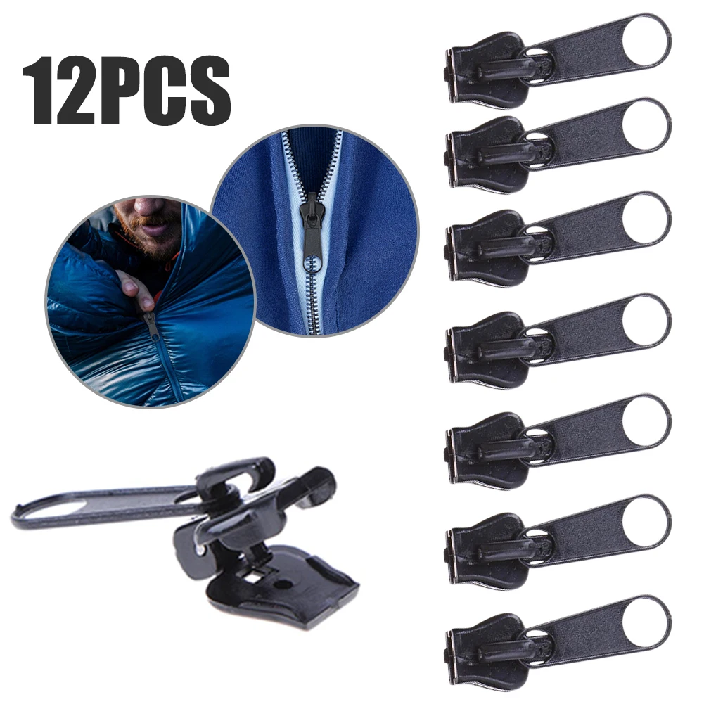 6/12Pcs Universal Instant Fix Zipper Repair Kits To Replacement Zip Slider Teeth Rescue Zippers Sewing Clothe | Дом и сад