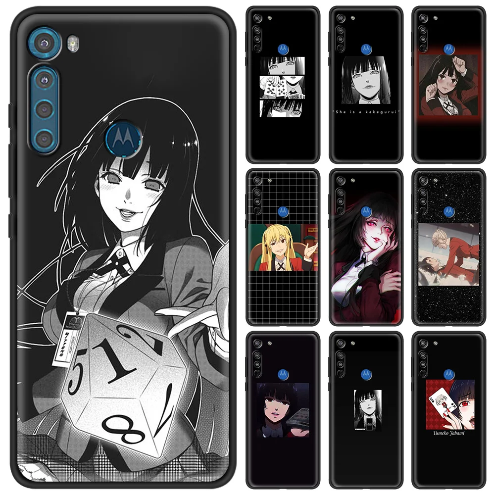 

Kakegurui Silicone TPU Case for Motorola G8 G9 Power G10 G30 One Fusion Edge G Stylus E6S Play Plus Phone Cover Shell