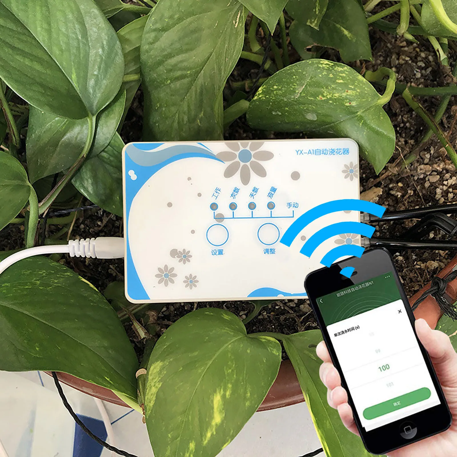 

Automatic Home Drip Irrigation Watering Kits Device Low Power Consumption Intelligent Timing Smart Controller For Garden New