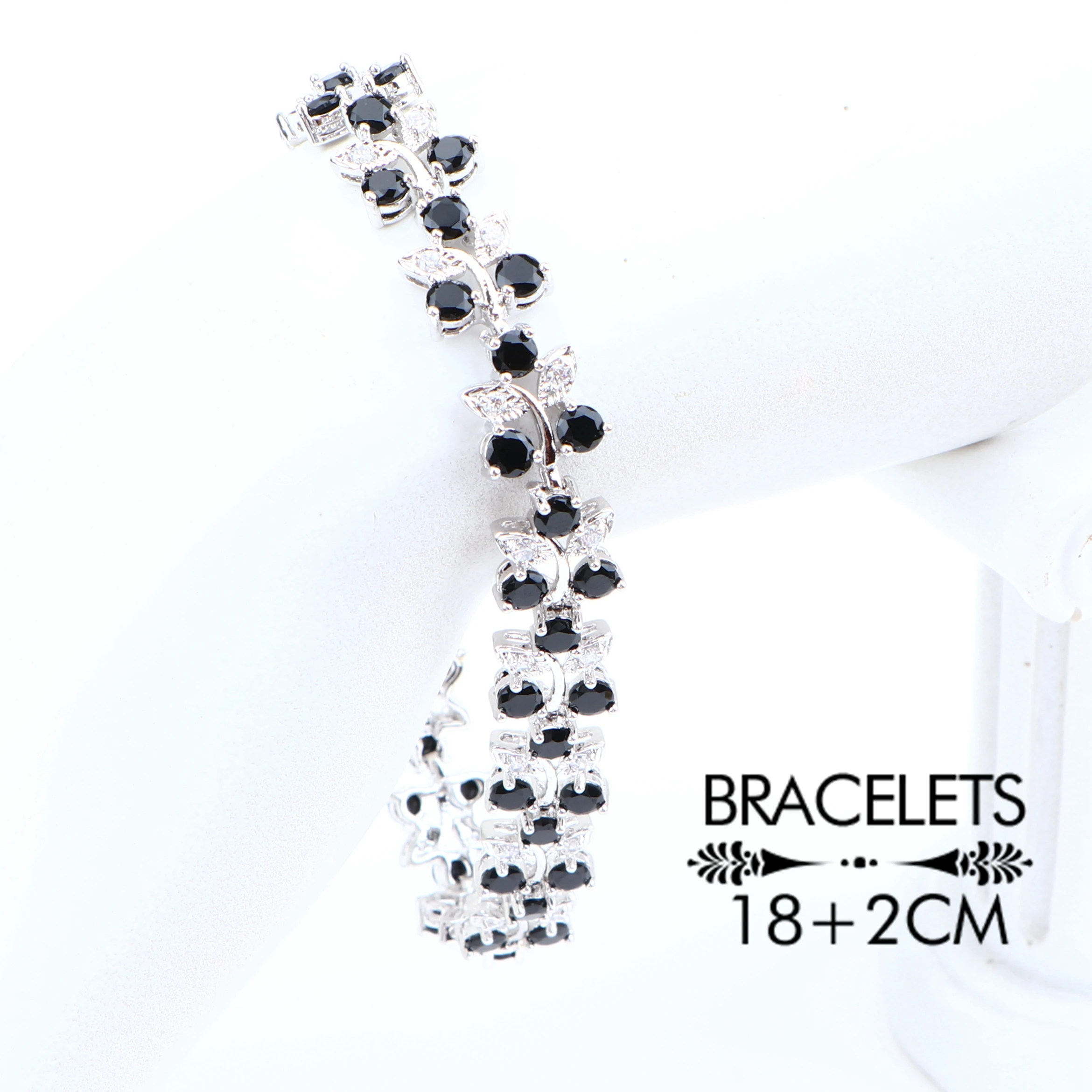 Женские свадебные комплекты ювелирных изделий из стерлингового серебра 925 пробы