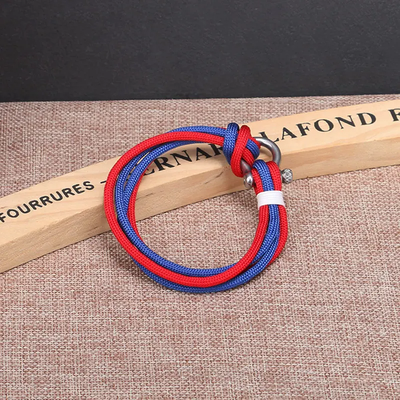 Мужской кожаный браслет на ремешке Модный Ювелирный цветной очаровательный для