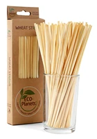 natural wheat straws 20cm 8 inch biodegradable straw environmentally friendly disposable drinking supplies 100pcspack dec555