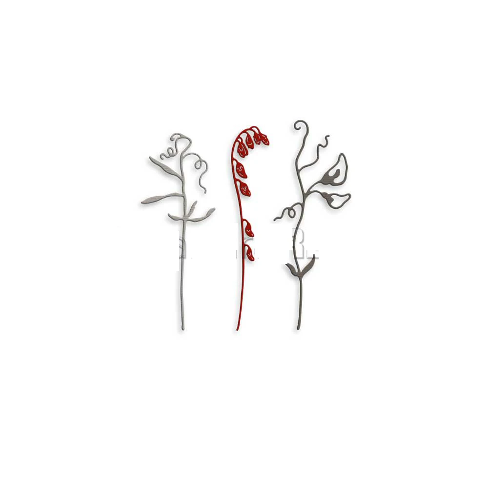 

Vetch Bud Set Metal Cutting Die Scrapbook Embossed Paper Card Album Craft Template Cut Die Stencils New for 2021 Arrive