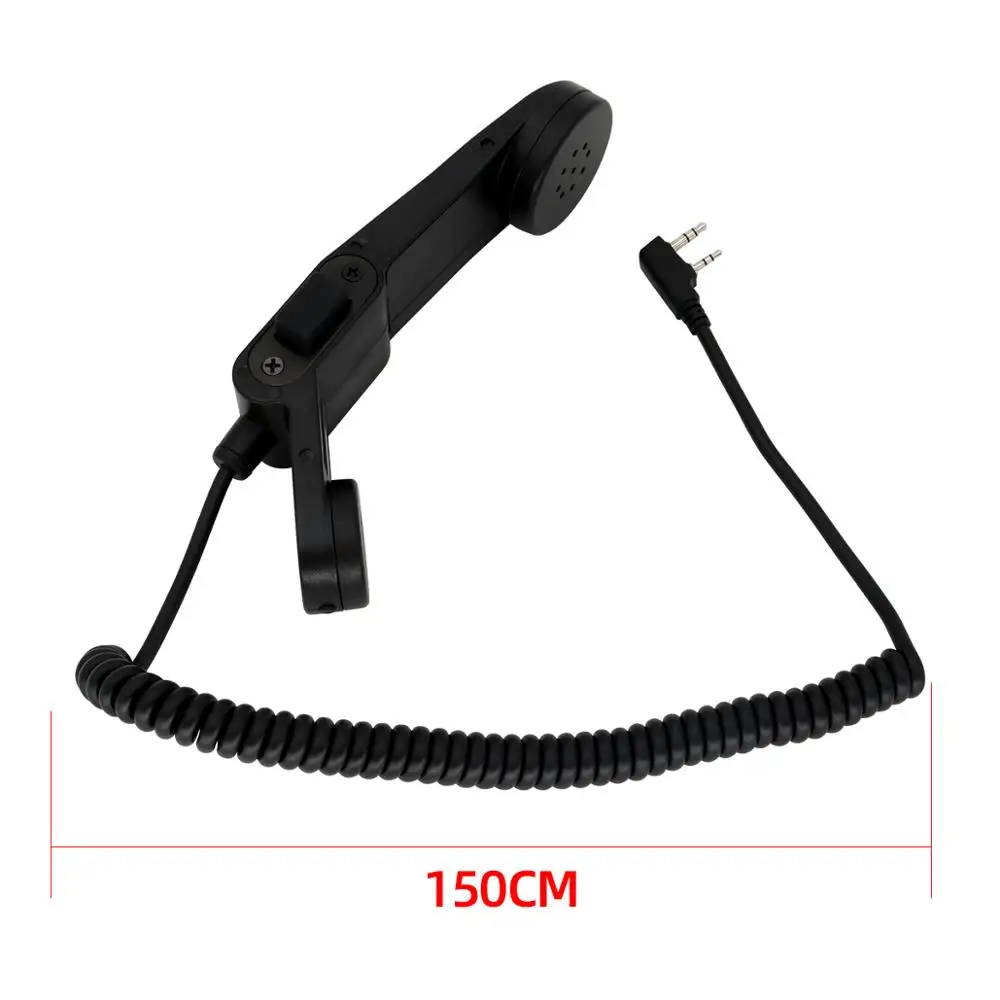 H-250 Adapter Military handheld speaker microphone for Baofeng Kenwood walkie-talkie 2 pin Shoulder microphone ptt