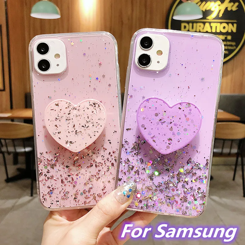 Блестящий силиконовый мягкий чехол для Samsung Galaxy S10 S9 S8 Plus S20 Ultra Note 8 9 10 M31 M30|Бамперы|