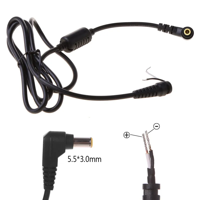 Кабель адаптера питания постоянного тока L-образный разъем из чистой меди с