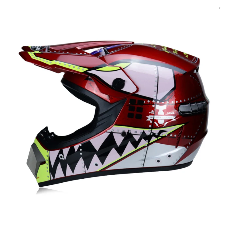 C24 Профессиональный Гоночный Кроссовый шлем hors route Casque Moto Capacete Moto Casco внедорожный мультяшный детский мотоциклетный шлем - Цвет: C24