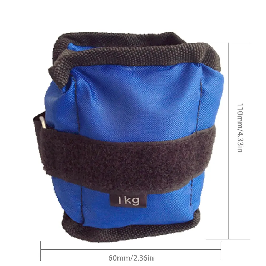 Одна пара 1 кг Беговая ходьба песочный мешок железный песок невидимая завязанная