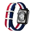 Цветной нейлоновый ремешок для Apple Watch band 40 мм 44 мм iWatch band 38 мм 42 мм серия Sport loop Браслет Apple watch 7 6 5 4 3 2