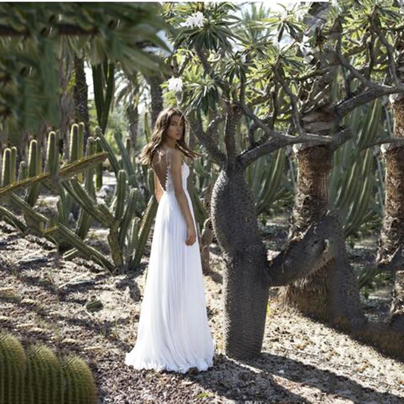 

BAZIIINGAAA Simple Wedding Dress Lace Little Beading Strapless Dress Luxury Wedding Gowns Bridal Can Be Washed Bride Dresses