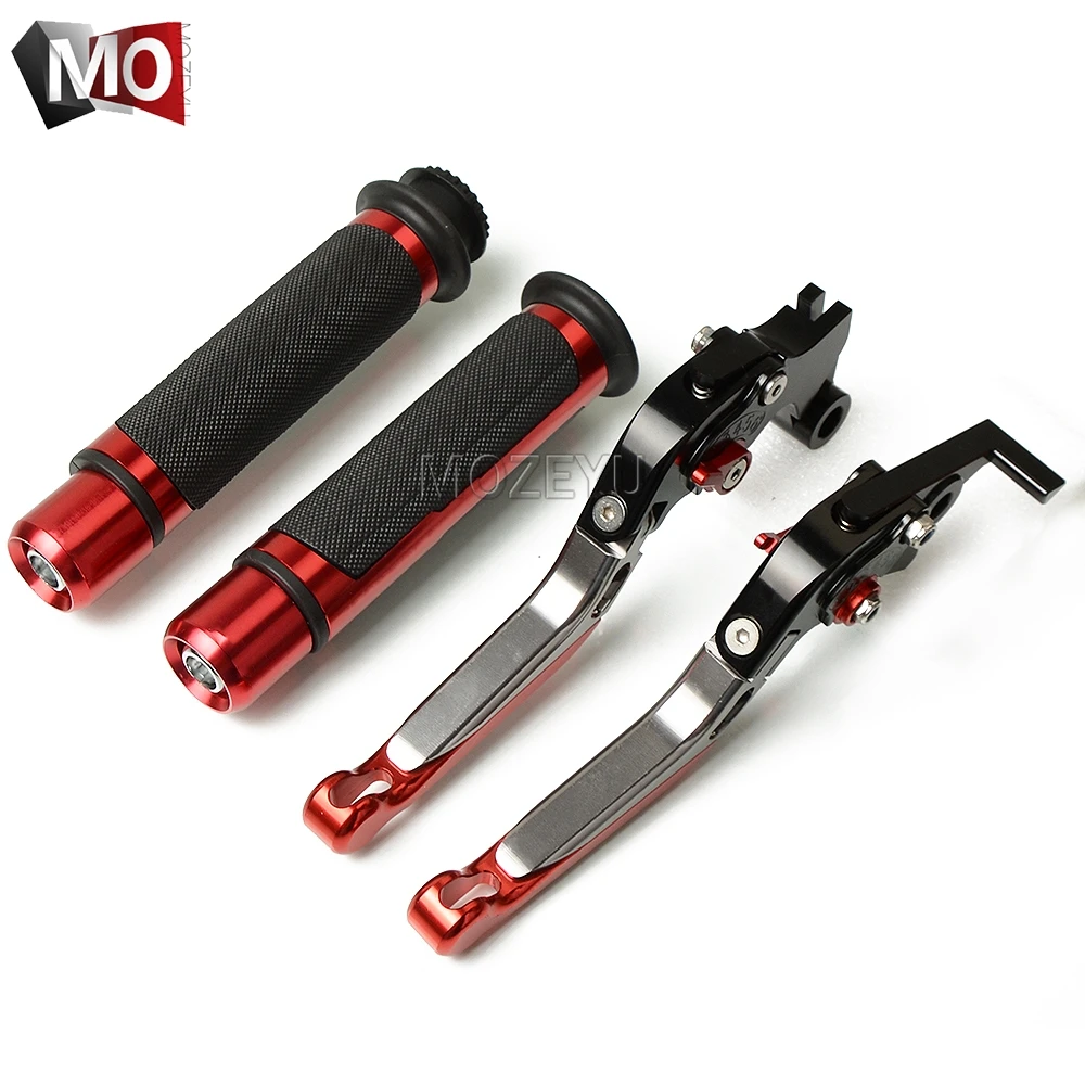 Black Titanium Red Мотоцикл с ЧПУ Регулируемые рычаги тормоза сцепления руль ручные ручки набор для Suzuki GSX 250R GSX250R GSX 250 R - Цвет: Black Titanium Red