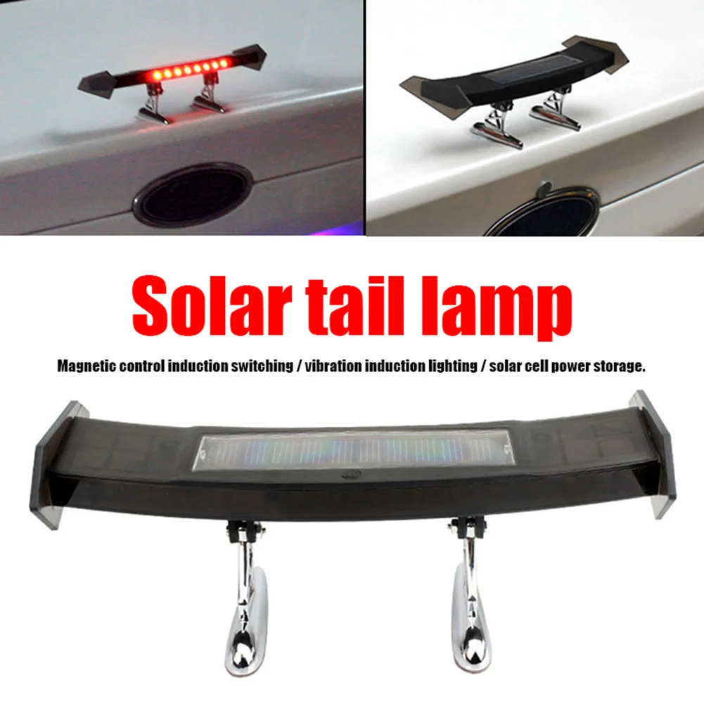 

Задний светодиодный фонарь для автомобиля, Запасная лампа на солнечной батарее для горного велосипеда, предупреждающая лампа, аксессуары д...