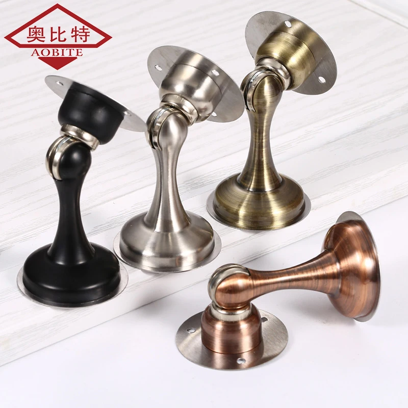 Магнитный дверной ограничитель AOBT из нержавеющей стали наклейка скрытые дверные