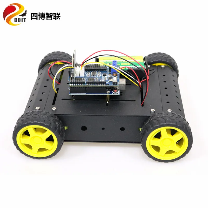 SZDOIT WIFI/Bluetooth/Управление ручкой C400 4WD умный автомобиль шасси RC металлический робот