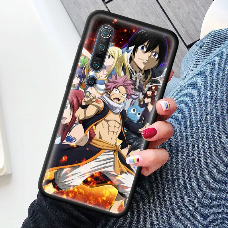 

Fairy Tail Case For Xiaomi Mi Note 10 Lite 5G 9T Pro 10T CC9 CC9E Anime Silicone Phone Fundas Capas Poco X3 NFC M3 F1 Coque 11