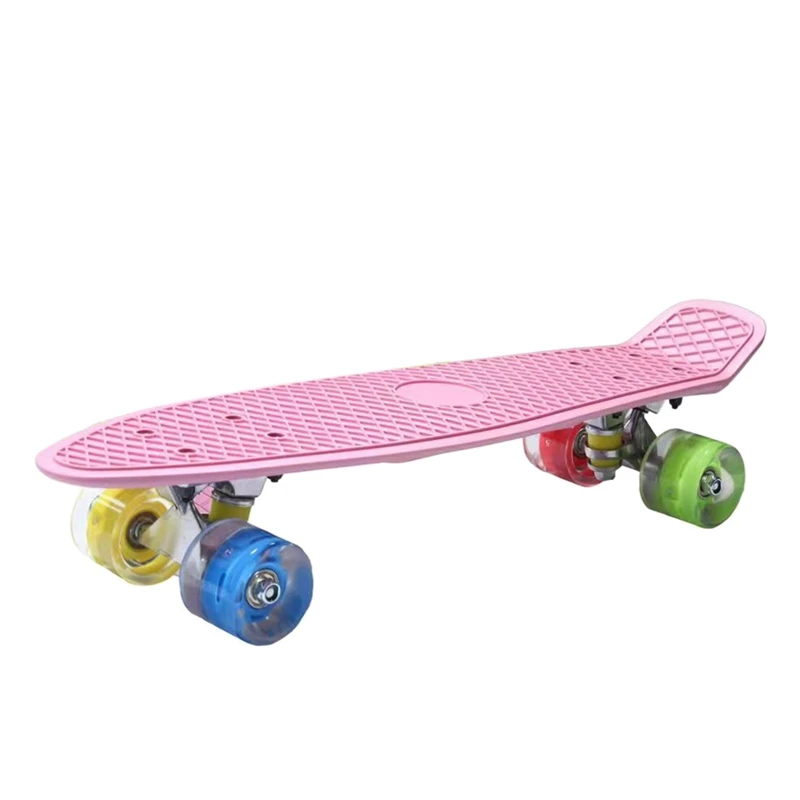 

Mini Cruiser Skateboard Short Board Complete Longboard for Youths Beginners or Kids