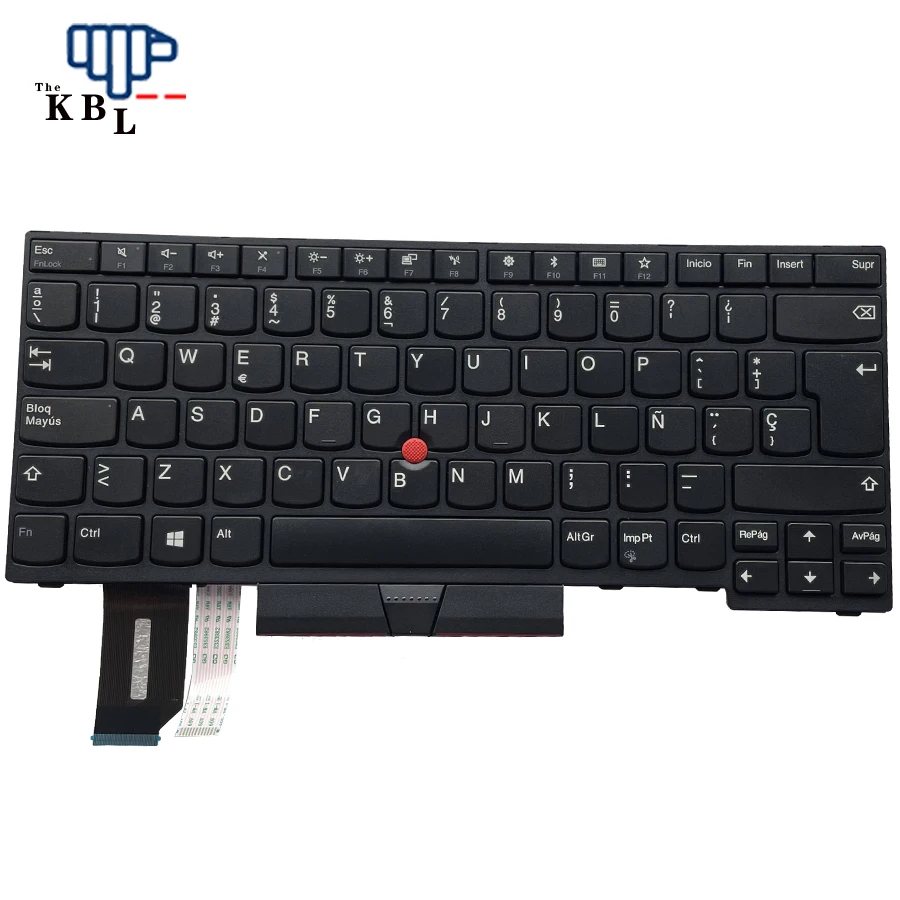 Клавиатура SN20P32764 1PE558 для ноутбука Lenovo Thinkpad E480 E490 R480 R490 L490 с поддержкой испанского
