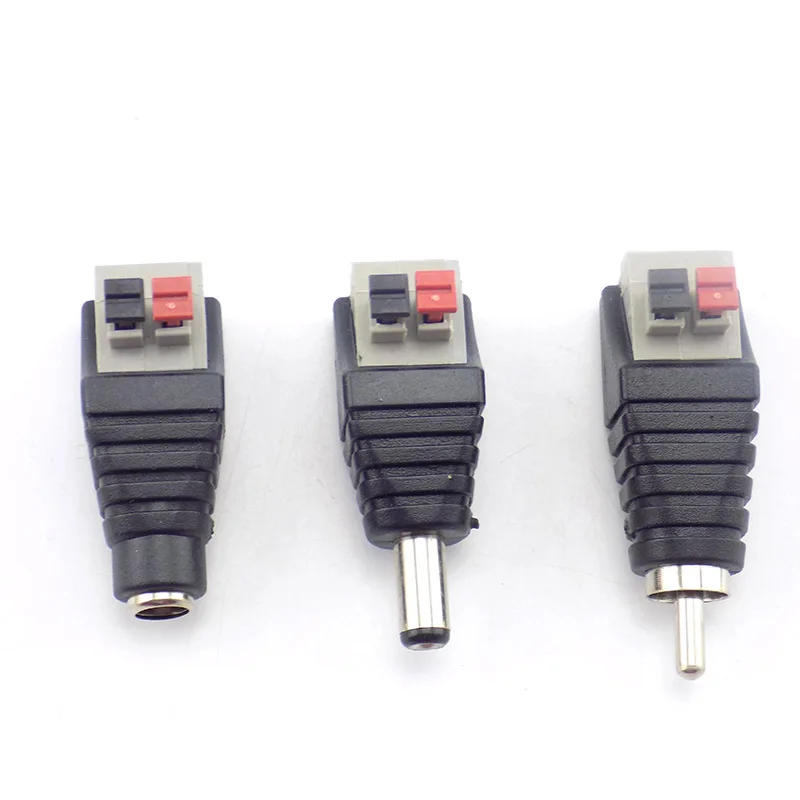 5 5x2 1 мм Штекерный разъем RCA постоянного тока переходник с нажимным разъемом для