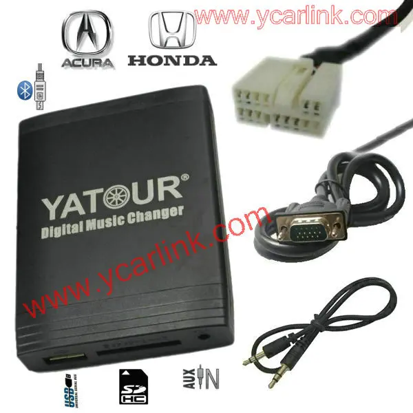 

USB SD AUX адаптер для Honda Acura 2004-2011 Accord Civic CRV Odyssey Pilot CD RADIO