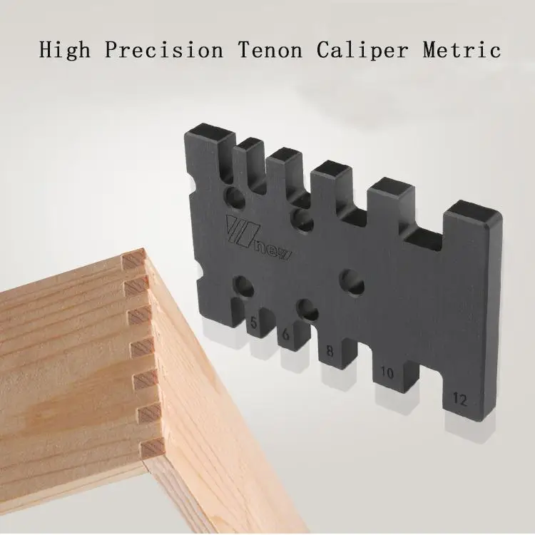 

High Precision Tenon Caliper Metric Imperial Card Gauge Woodworking Router Saw Table Machine Measuring Tool Ruler