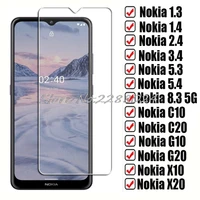 hd tempered glass for nokia 1 4 1 3 2 4 3 4 5 3 5 4 8 3 5g protective cover on c10 c20 g10 g20 x10 x20 screen protector film