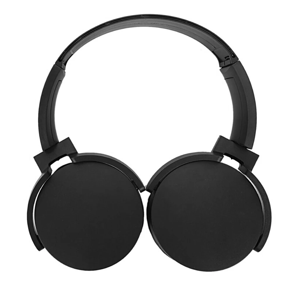 Беспроводная bluetooth-гарнитура, активные наушники с шумоподавлением, с микрофоном, ANC Hi-Fi, стерео наушники на ухо, глубокий бас, над ухом - Цвет: Черный