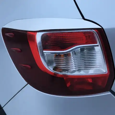 Хромированные накладки на задние фонари из нержавеющей стали для Renault Sandero Stepway 2 Рено Сандеро Степвей II 2014 2015 2016 2017 2018 2019 2020 года