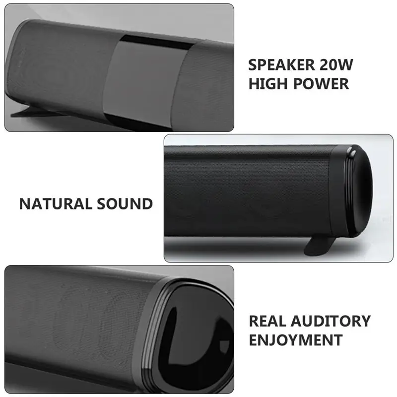 speaker practical durable exquisite wireless speaker loudspeaker for mobile phone bluetooth echo wall bar card home tv speaker free global shipping