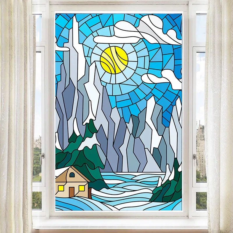 Стеклянная пленка на заказ оконная статическое липкое - Цена: 2423.31