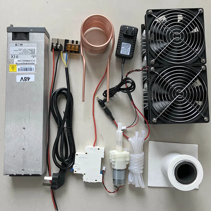 ZVS-2500W высокочастотная индукционная нагревательная машина Золотая серебряная