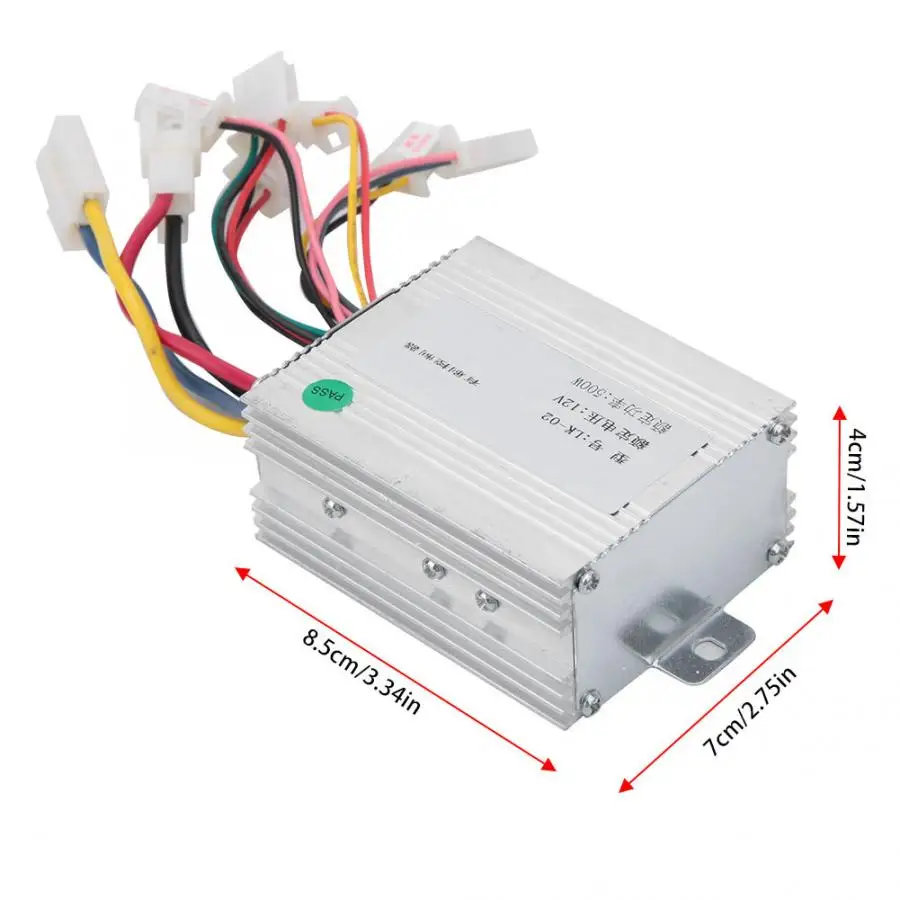 12V 500W электрический контроллер щетки двигателя постоянного тока мотор Скорость