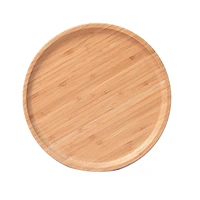 serving tray large capacity restaurant bamboo wooden multifunction dining room coffee food home kitchen decorative platter cake