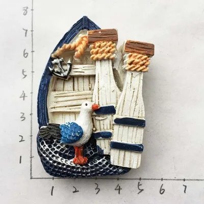 Греческий диорама туристические Путешествия Сувенир 3D Смолы Декоративный