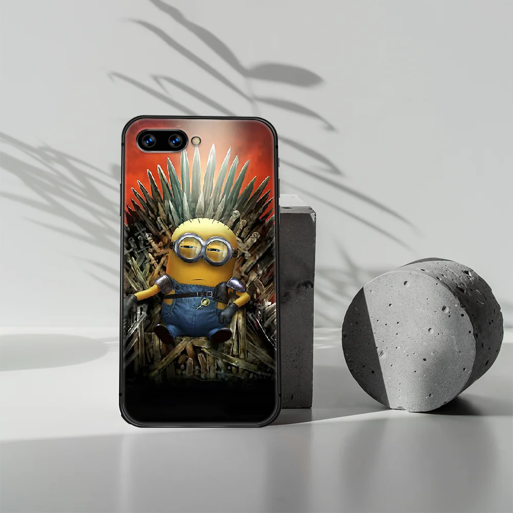 

Mini Cartoon banana Phone Case Cover Hull For HUAWEI honor 7a 8s 8a 8x 9 9x 10 20 i Lite Pro black Shell Pretty Coque Luxury