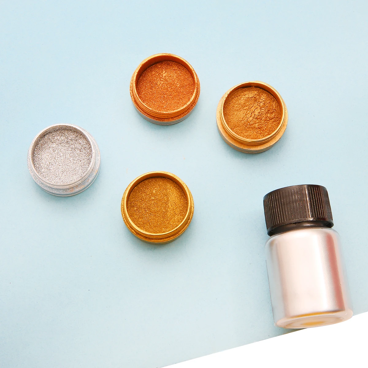 Shimmer Metallic Gold Silver Color Pigment Pearlescent Colorant Pearl Dye UV Resin Epoxy Colour Glitter Manicure Nail Art Decor |