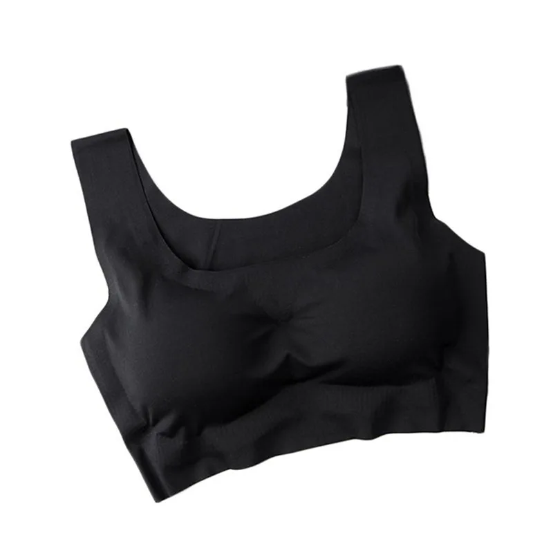 Без стального кольца ледяного шелка удобный нулевой Бонд бюстгальтер для сна