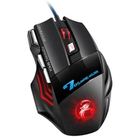 computer mouse gamer wired gaming mouse rgb silent mouse 5500 dpi ergonomic mouse with led backlight 7 button for pc laptop