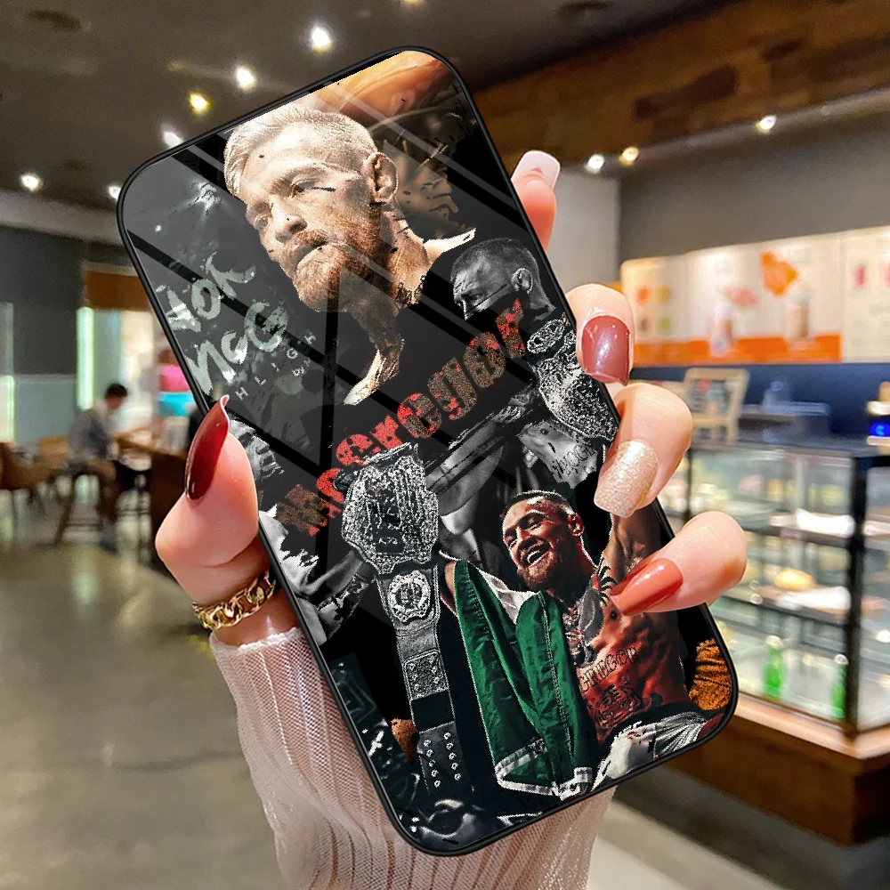 Чехол для телефона Conor Mcgregor The King из закаленного стекла iphone SE 2020 6 6S 7 8 11 12 13 Plus X XS XR Pro