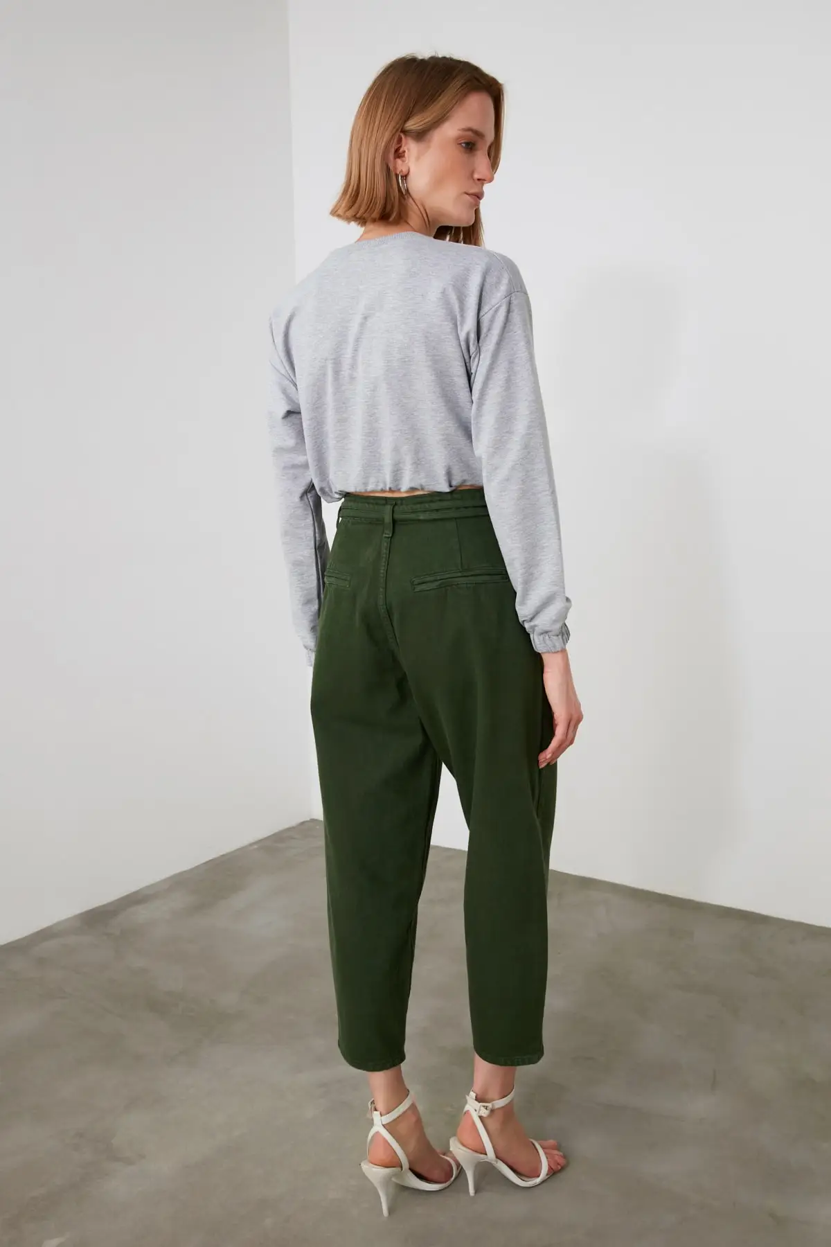 

Trendyol Lacing High Detailed Bel Balloon Jeans TWOAW21JE0718