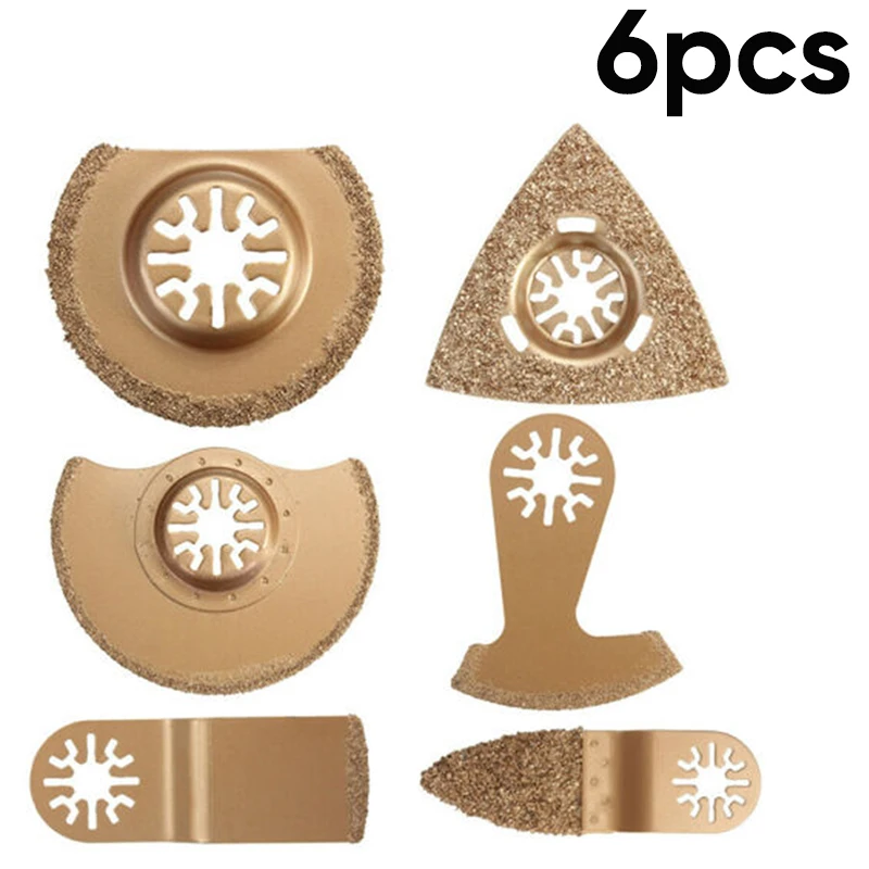 

6 Pcs Saw Blades Oscillating Multi-Tool Accessories Kit For Repairing Cutting