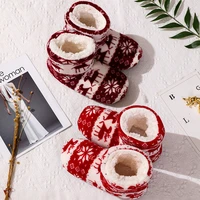 women house slippers winter furry slides female christmas shoes warm home slippers casual fur indoor mujer 2021