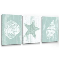 nursery wall art ocea canvas painting white gre posters for rustic bedroom living room office modern home decor picture starfish