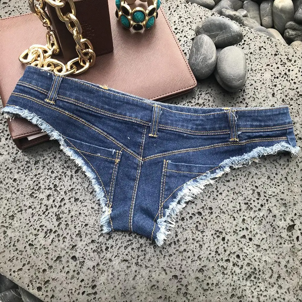

Factory Sale Sexy Low Rise Short Jeans Women Cotton Denim Distressed Short Jeans for Women