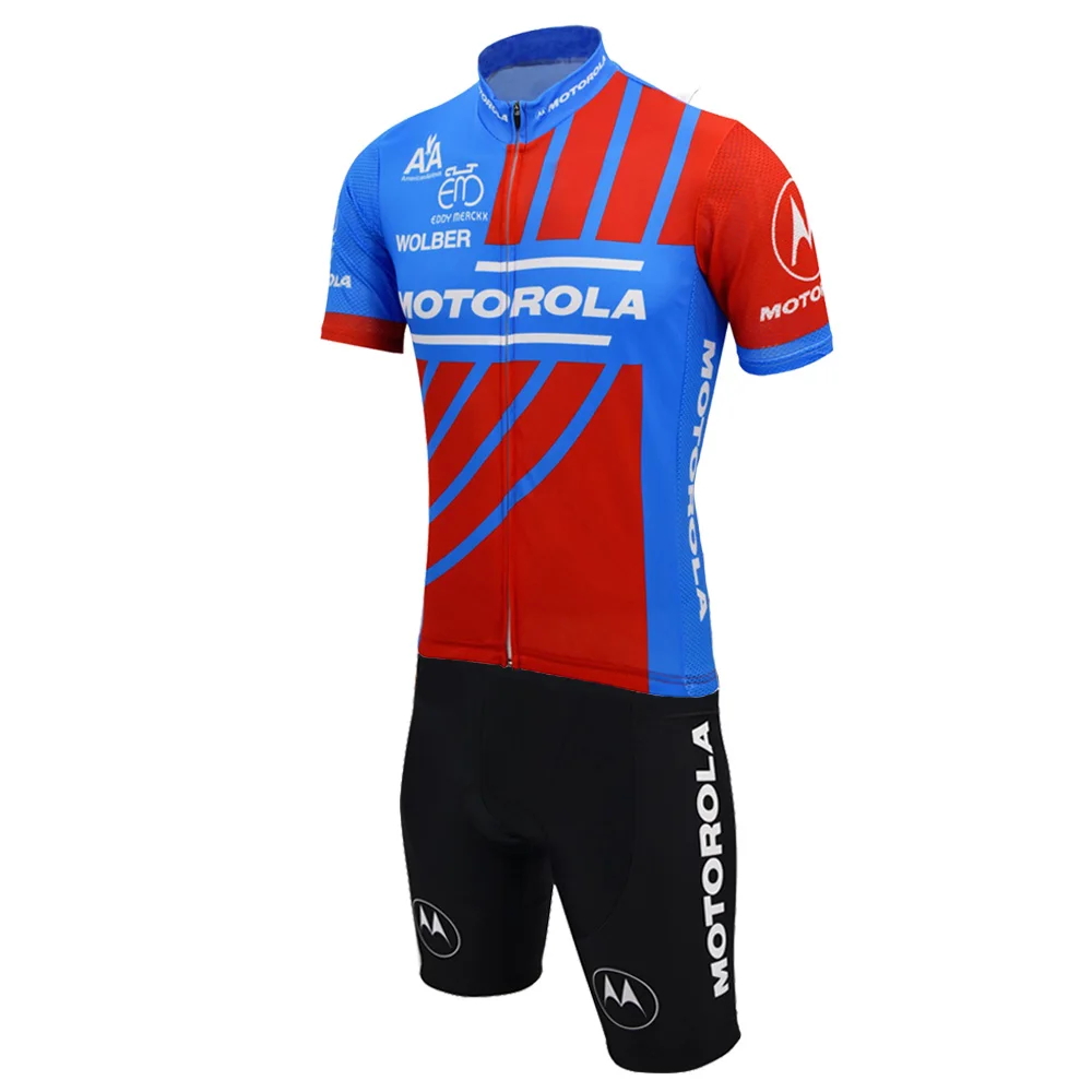 Мужской классический комплект из Джерси для велоспорта летний комбинезон с