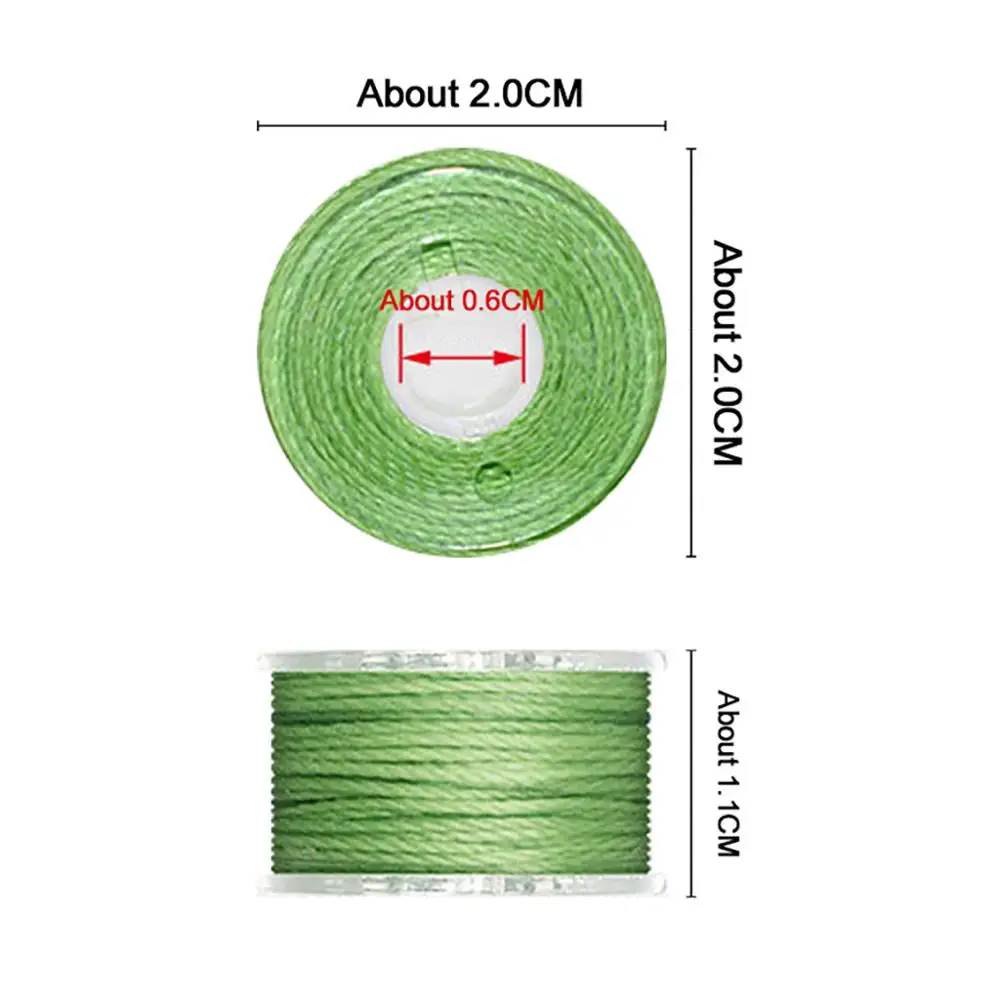 Ремесла швейная нить вощеная круглый шнур водонепроницаемая для шитья кожи
